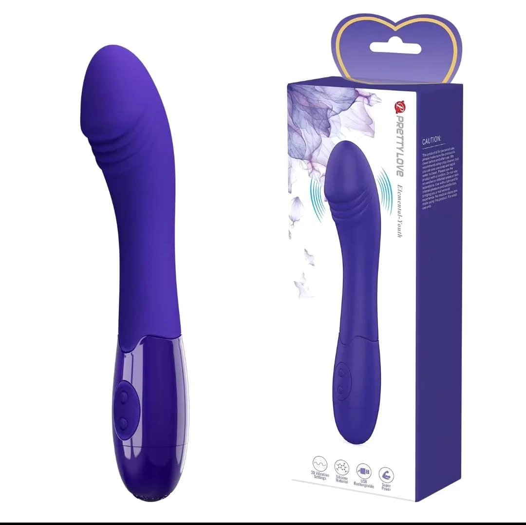 Purple Vibrating Dildo