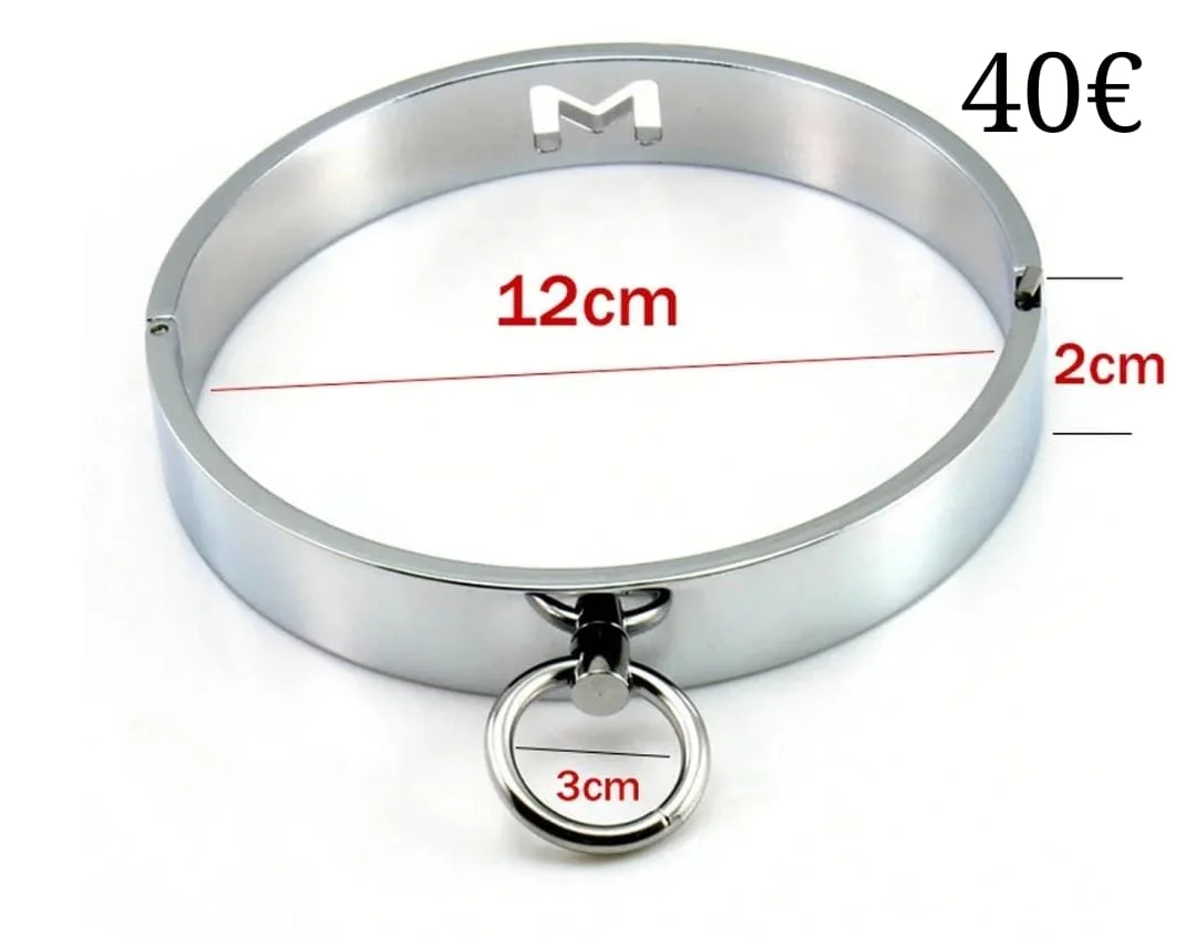 Steel Collar with Key