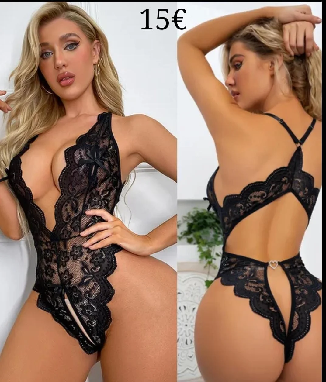 Black Lace Bodysuit